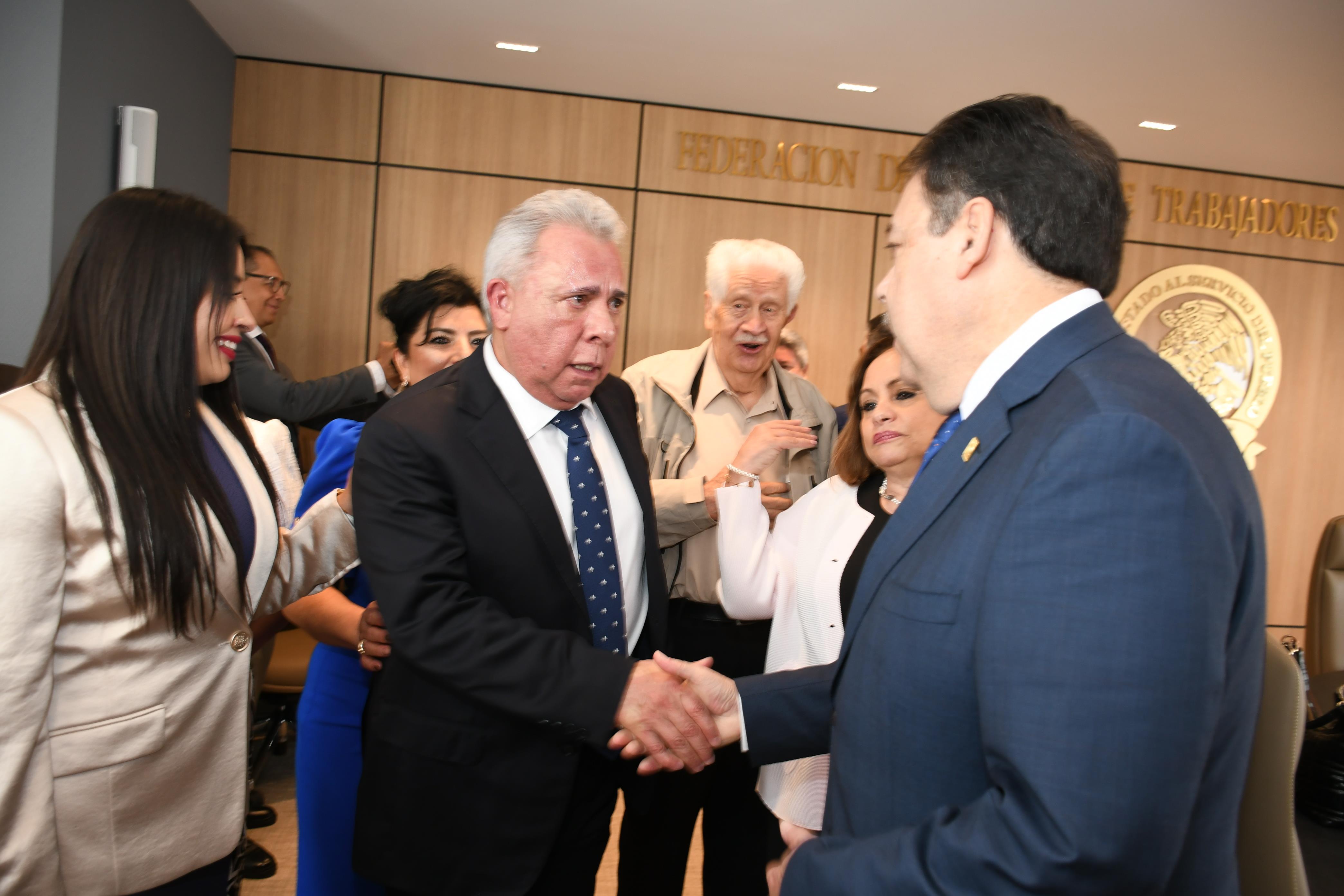 Ceremonia de Develación e Inauguración del Salón “Presidentes” de la FSTSE, un espacio para la memoria y el futuro